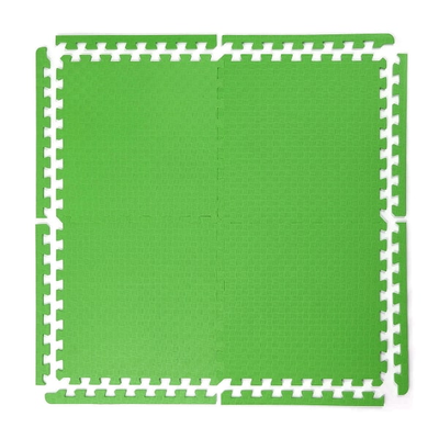 Будо-мат(мягкий пол спорт) 50х50 см. с креплением ласточкин хвост, с кромками, 1м2