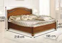 Кровать "Legno" 140x200 см