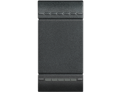 Bticino L4915N Клавиша 1 модуль с подсветкой антрацит