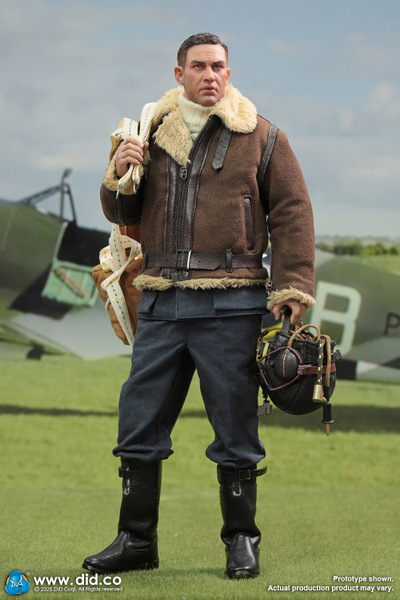 Британский пилот (Том Харди, "Дюнкерк")  - Коллекционная фигурка 1/6 WWII British Pilot Squadron Leader – Tom (K80187) - DID