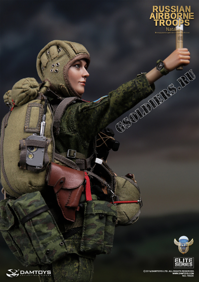 Российская десантница - Коллекционная фигурка 1/6 RUSSIAN AIRBORNE TROOPS NATALIE (78035) - DAMToys