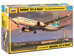Сборная модель: (Звезда 7026) Пассажирский авиалайнер "Боинг 737-8 MAX"