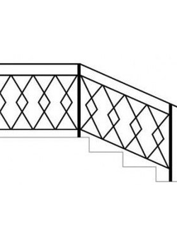 Перила сварные (арт. ПС-08)