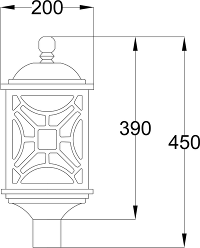 Парковый светильник Калейдоскоп