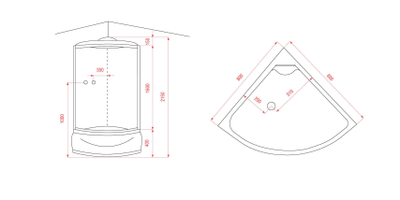 Душевая кабина ARCUS AS-108 (80 x 80)
