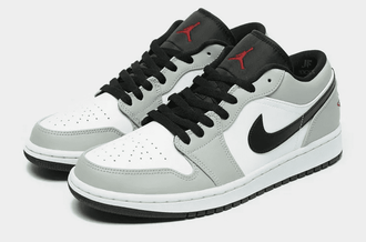 Nike Air Jordan Retro 1 Low (Серые с белым) Арт3