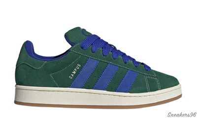 Adidas Campus 00s Dark Green Semi Lucid Blue Женские (36-40)