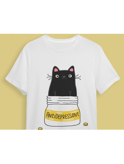 Майка с котиком