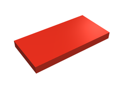 Tile 2 x 4, Red (87079 / 4560179)