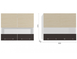 Кухонный Шкаф Модена В80(В)