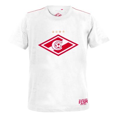 Футболка ФК СПАРТАК белая (р.L) 110340