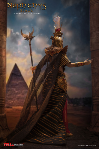 ПРЕДЗАКАЗ - Египетская богиня Нефтида (в черном) - КОЛЛЕКЦИОННАЯ ФИГУРКА 1/6 Nephthys - Black (PL2022-197A) - TBLeague ?ЦЕНА: 23600 РУБ.?