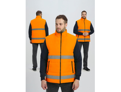 Жилет утепленный сигнальный Ярксион СОП (тк.OxLine,90), оранжевый