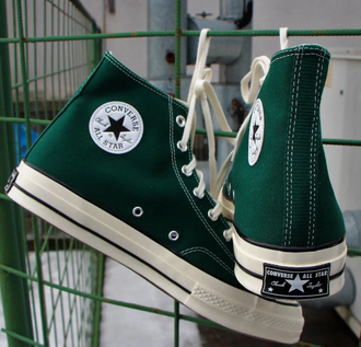 Кеды Converse Chuck 70 Seasonal зеленые высокие