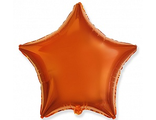 Шар (18&#039;&#039;/46 см) Звезда, Оранжевый, 1 шт.