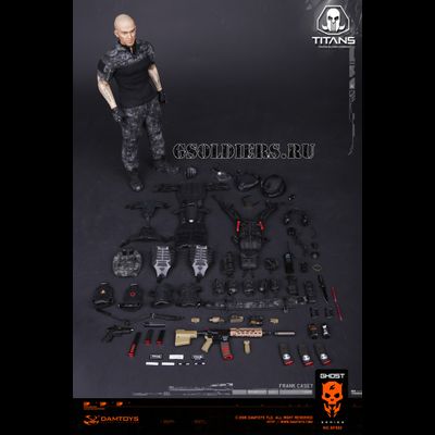 Коллекционная фигурка 1/6 GHOST SERIES - TITANS PMC - Frank Casey (SF002) - DAMToys