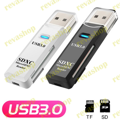 Картридер USB 3,0 2 в 1 Micro SD TF карта флеш-накопитель высокоскоростной мульти-кардридер записывающее устройство