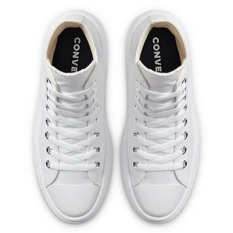 Кеды Converse на платформе высокие white