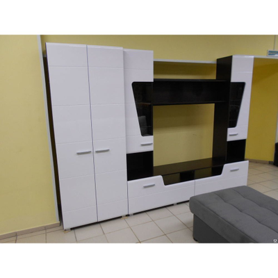 Гостиная "Моника" +шкаф с выдвижной штангой (2.78 м) (МК Стиль)