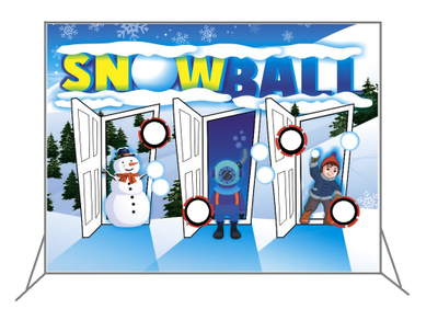 Призовой аттракцион на ловкость «Снежки»