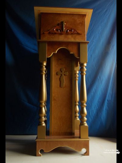 Аналой с резьбой "под золото"