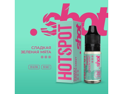 HOTSPOT SHOT SALT (18 MG) 10ml - СЛАДКАЯ ЗЕЛЕНАЯ МЯТА