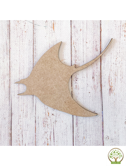 Скат с прямым хвостиком 15х11 см/МДФ