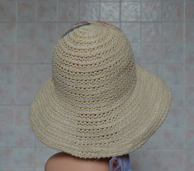 итальянская женская шляпа с рисунком