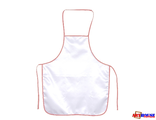 Фартук розовый кант