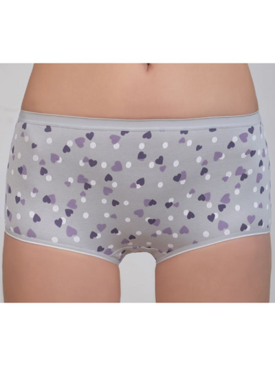 Трусы женские высокий бок Baykar - 8817 серый