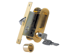 Ручка с замком Archie A-K01/02-V1 матовое золото