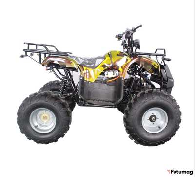 Квадроцикл GreenCamel Atakama T400 (60V 1500W R8 Дифференциал) пониженная, Армейский желтый
