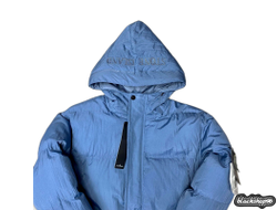 Пуховик STONE ISLAND NYLON METAL Голубой (S, M, L, XL)