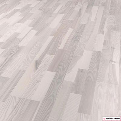 Паркетная доска PolarWood Ясень Ливинг беленый купить в интернет-магазине mirovoy-parquet.ru