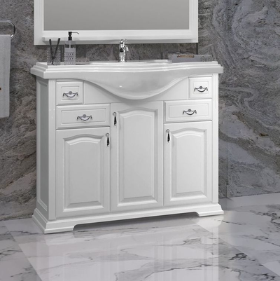 Мебель для ванной Opadiris Риспекто 105 белый матовый