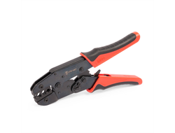 Пресс-клещи СТО-18 серия ПРОФИ (кримпер) с матрицей для опрессовки изолированных и неизолированных наконечников