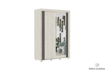 Форест 1.5 м шкаф-купе  Дуб крафт белый
