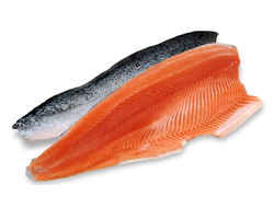Филе лосося на коже премиум Трим D, Вес 1.5 -1.8 кг.заморозка, в/у. Чили