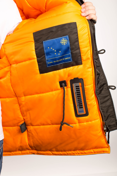 Куртка HUSKY CLASSIC BELUGA/ORANGE