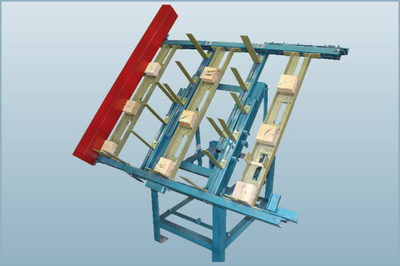 Монтажный стол-кондуктор для сборки поддонов, от