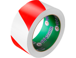 Лента сигнальная красно-белая 75мм*150 м (24)