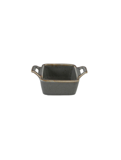 Мини-сковородка 7х10 см фарфор цвет тёмно-серый