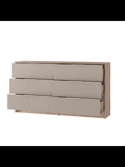 Эмилия КМ-04 комод Дуб смоки/Айриш (MF03)