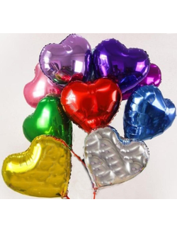 Шар 18"/46 см Сердце, МИКС, Китай