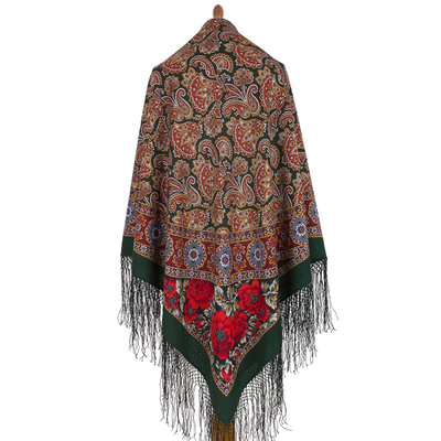 Павловопосадский платок Вернисаж 1976-9