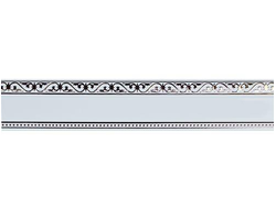 Карниз Монарх 3,6м белый с хромом [29006]