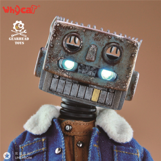 Неуклюжий робот Карри - Коллекционная ФИГУРКА 1/6 scale ClumsyBot  Curry - Whycat&GEARHEADTOYS