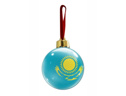 Новогодний ёлочный шар Казахстан