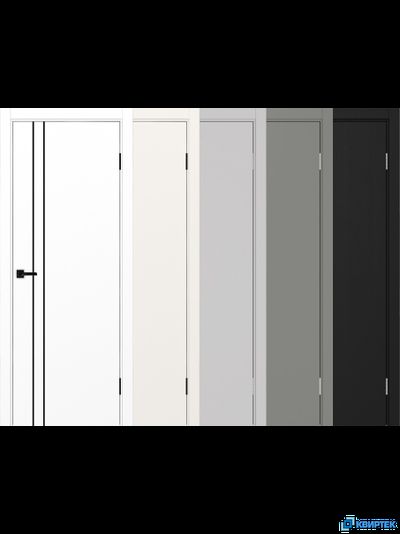 Дверь Оптима Порте экошпон Неаполь 205 молдинг c алюминиевой кромкой купить в Челябинске | КВИРТЕК