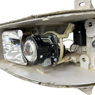 Светодиодные билед линзы для МАЗ (фара Без ДХО) Aozoom Truck Trailer 24 вольта